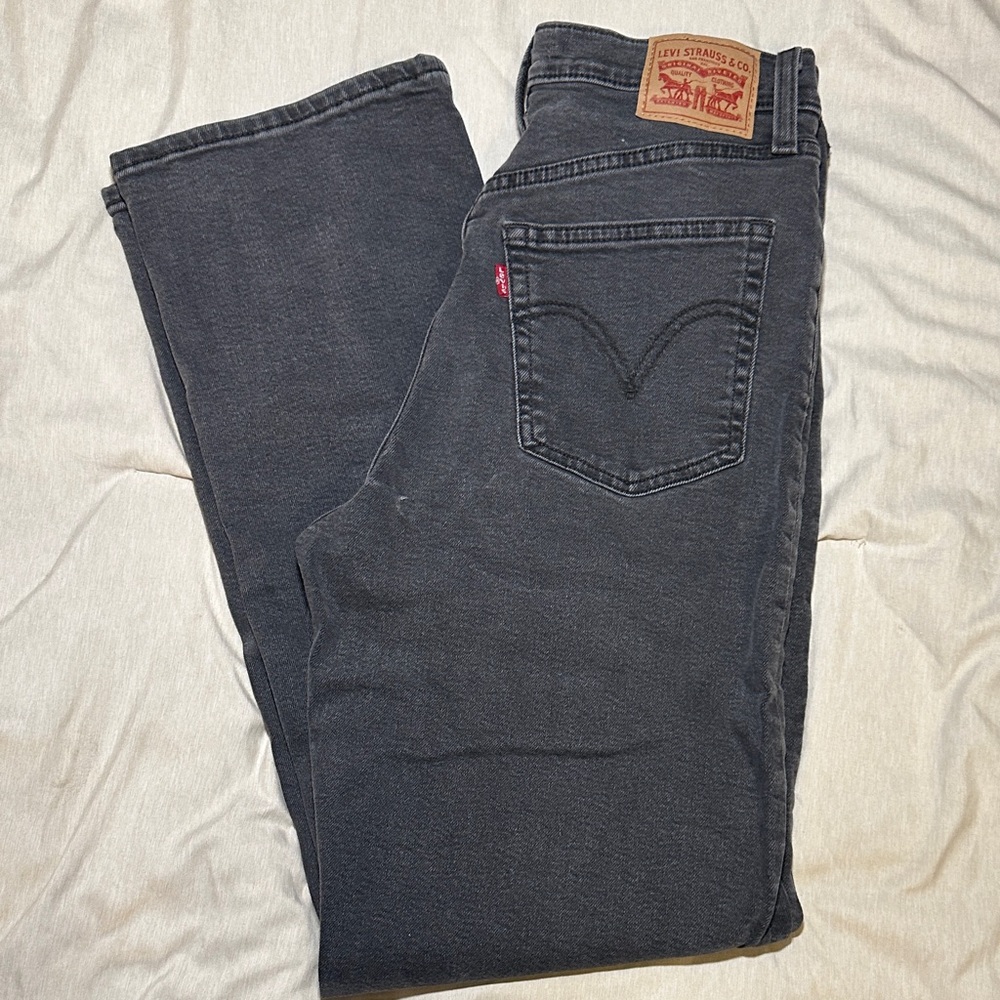Levi's Women’s Dark Gray Straight Jeans